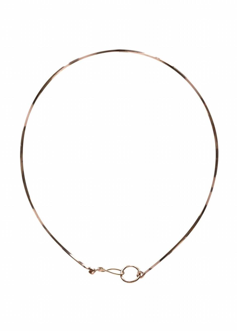 NEW KENDA KIST women's twisted wire choker necklace in gold